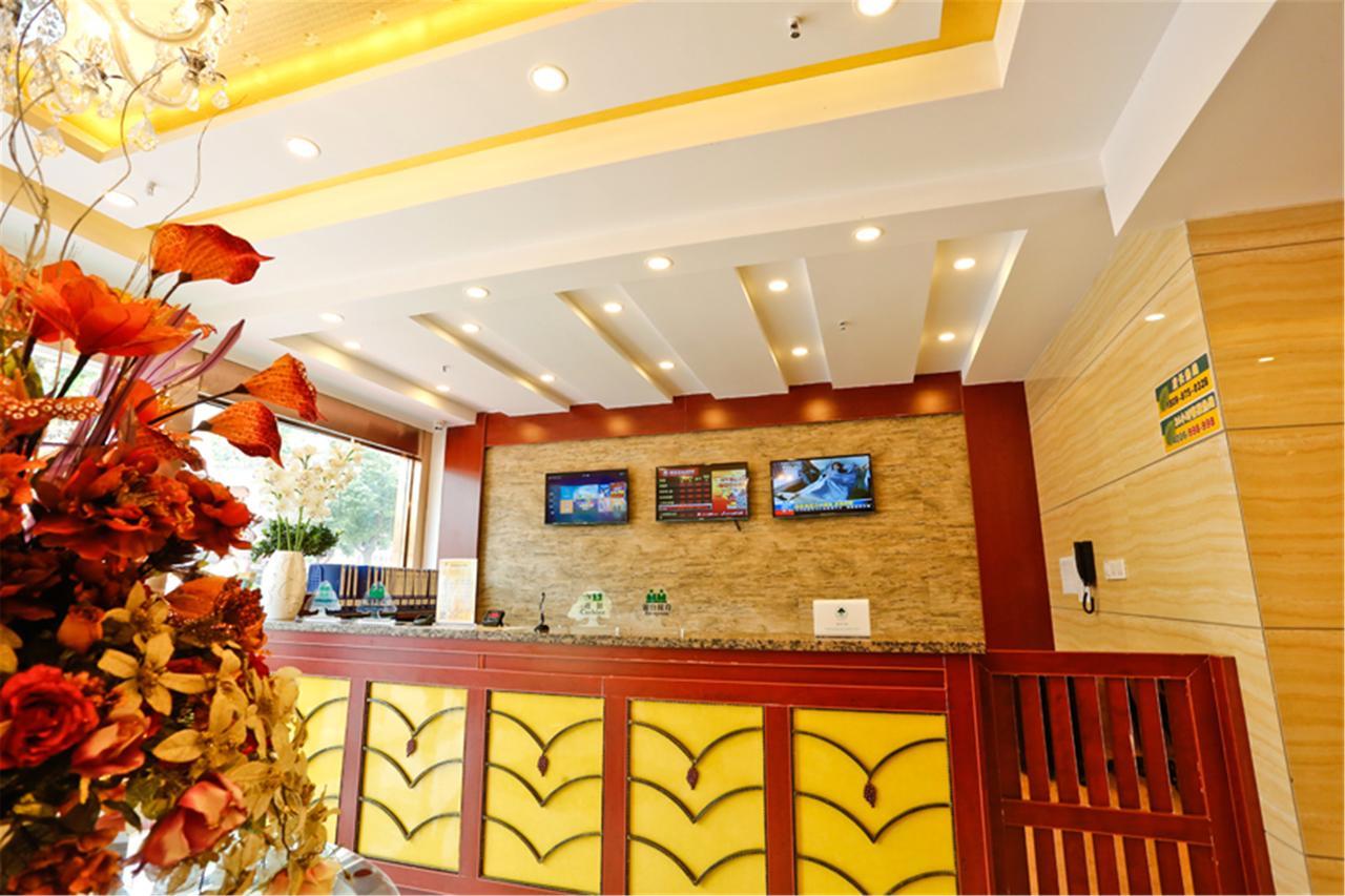 Greentree Inn Jiangxi Jindezhen People Square Jindin Business Hotel Цзиндэчжэнь Экстерьер фото